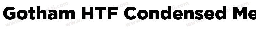 Gotham HTF Condensed Medium字体转换